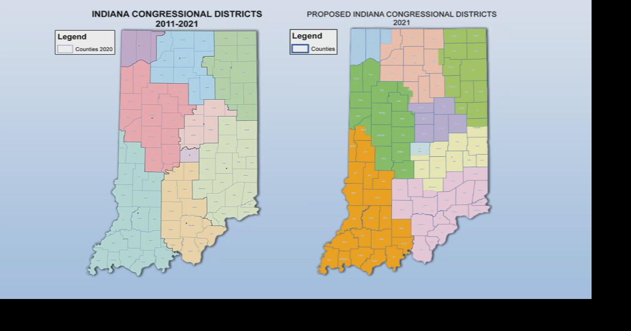 Indiana Congressional Districts Maps