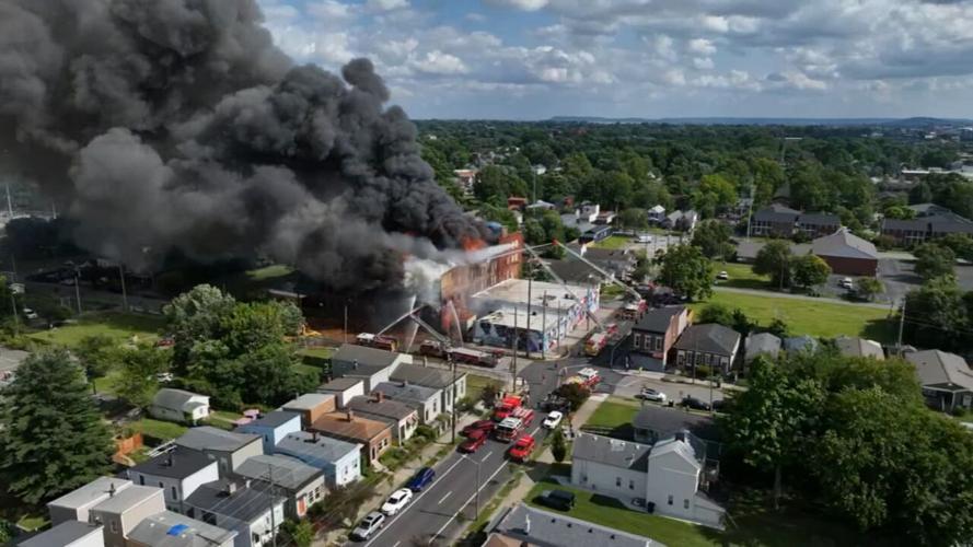 East Caldwell-South Jackson warehouse fire 6-12-23