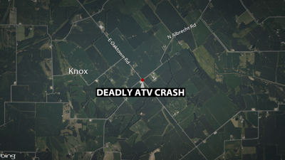 Map of ATV Crash in Knox County