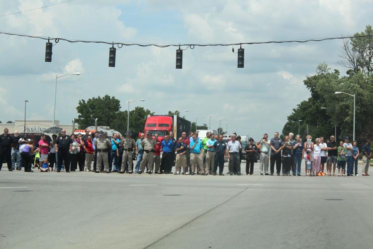 Funeral service and procession for Bardstown Police Ofc. Jason Ellis on May 30, 2013