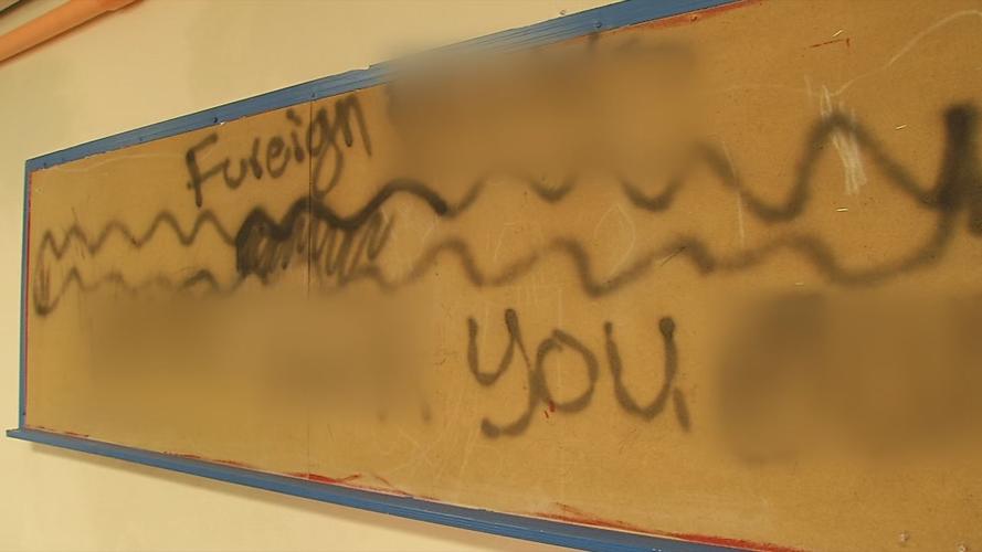 Temple Vandalism
