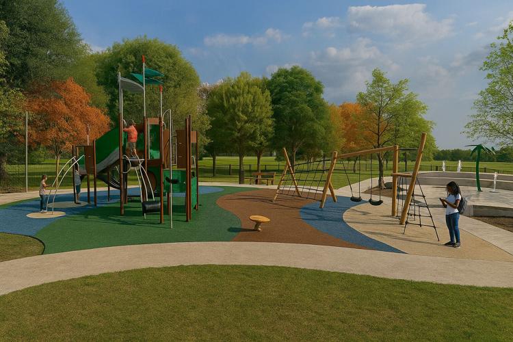 Jungle Gym rendering for new playground at St. Joseph's Children's Home
