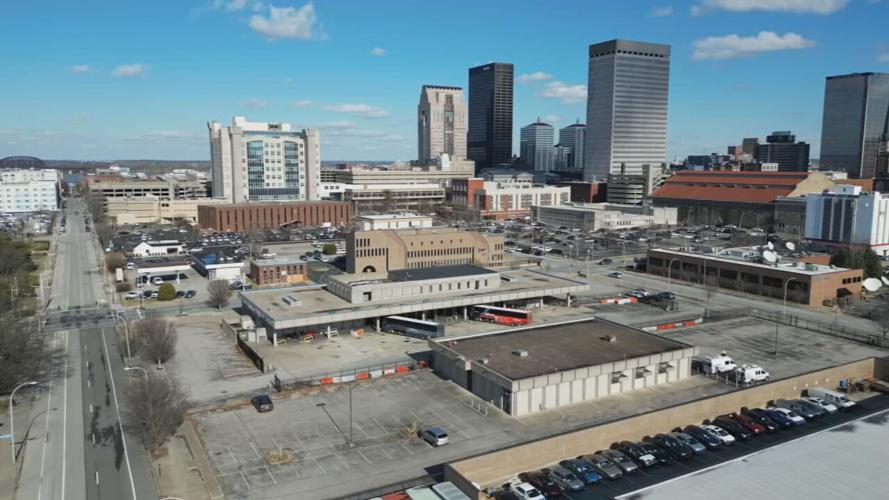 Greyhound Station in downtown Louisville