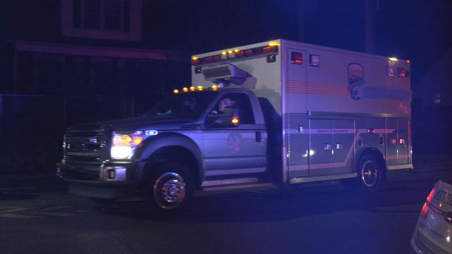 Ambulance leaves scene of shooting in Shawnee neighborhood