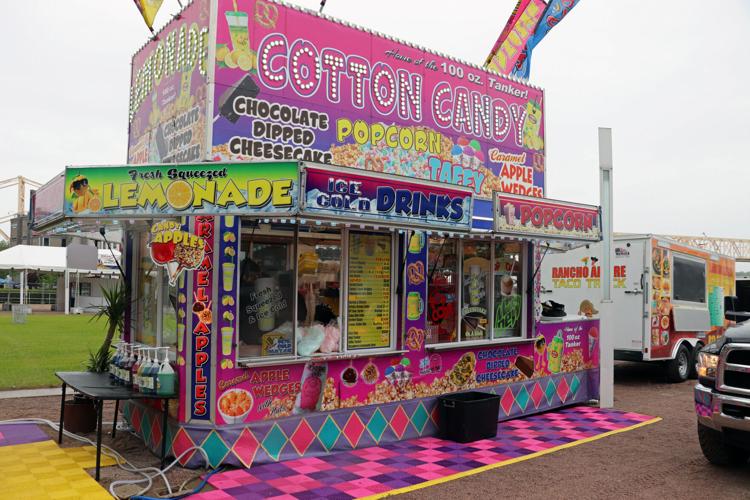 Crews set up booths along the Ohio River one day before Thunder Over Louisville 2023