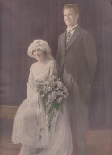 James Thomas Cheshire with wife