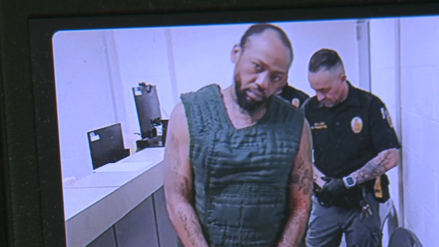 Anthony Trabue in jail court