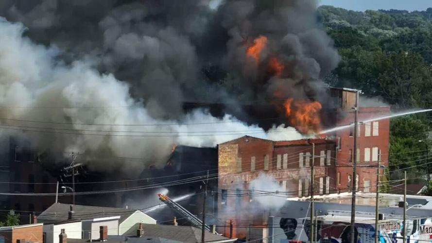 East Caldwell-South Jackson warehouse fire 6-12-23