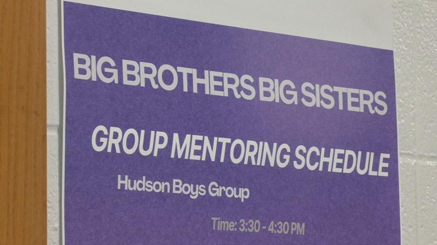 Big Brothers, Big Sisters group sessions at Hudson Middle 2-26-24