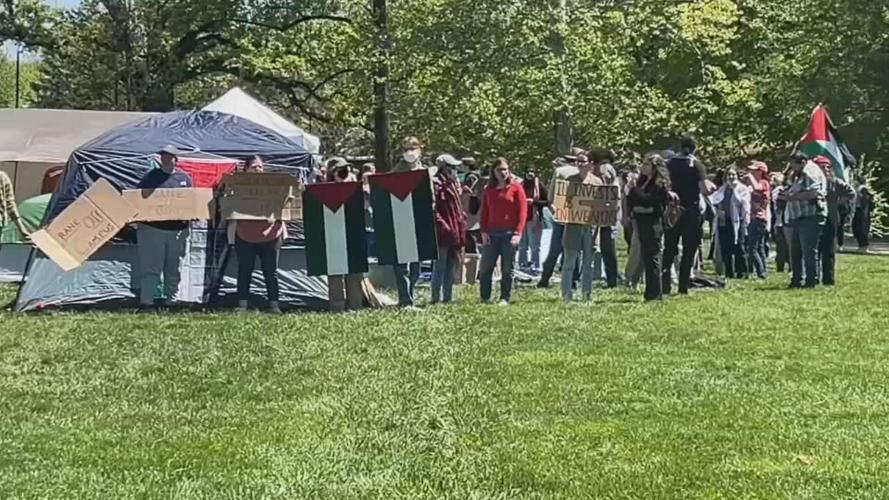 IU Gaza war protest 4-25-24