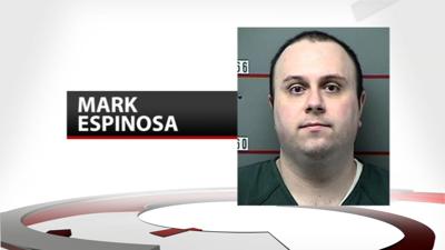 Mark Espinosa Mug Shot on Background