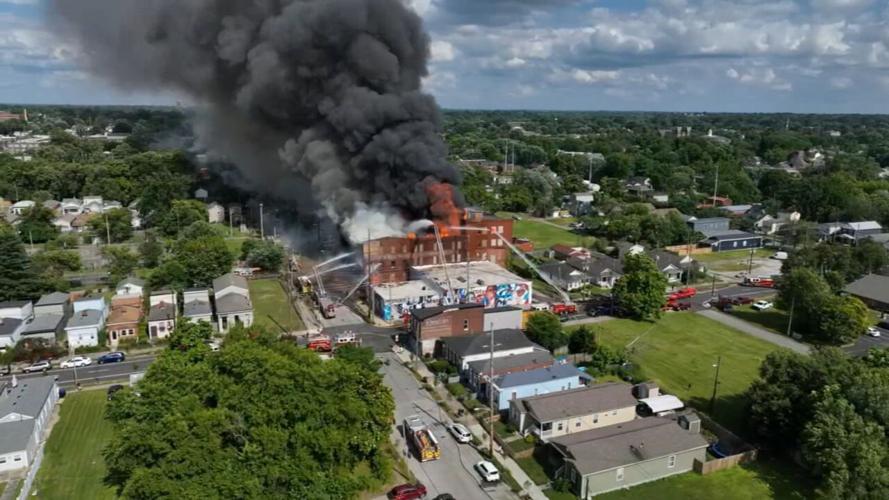 East Caldwell-South Jackson warehouse fire 6-12-23