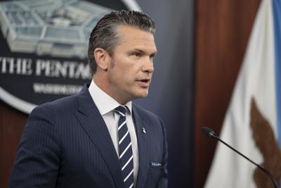 SD, CJCS Conduct Pentagon Press Briefing Secretary of Defense Pete Hegseth
