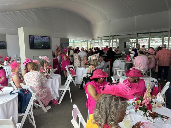 Fans on Kentucky Oaks Day 2025