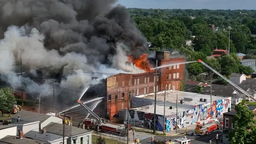 East Caldwell-South Jackson warehouse fire 6-12-23