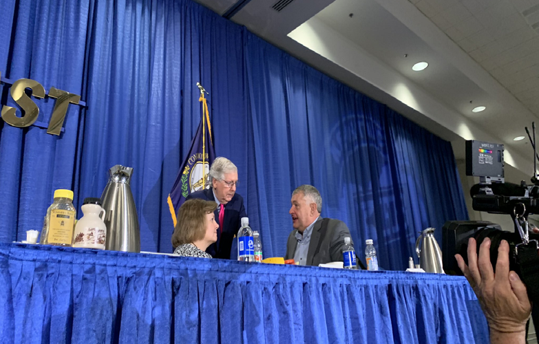 Mitch McConnell at ham auction