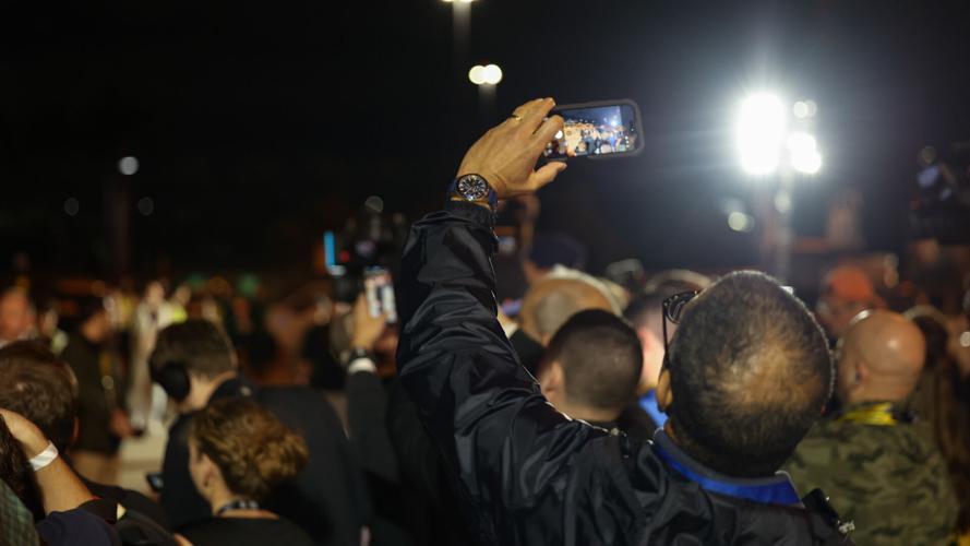 Indiana team arrival