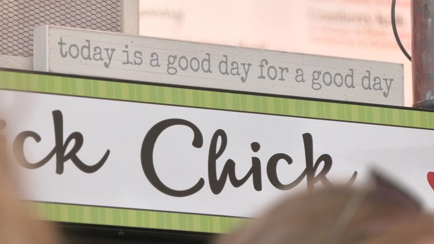 Signage at Chicken Salad Chick's Middletown location.