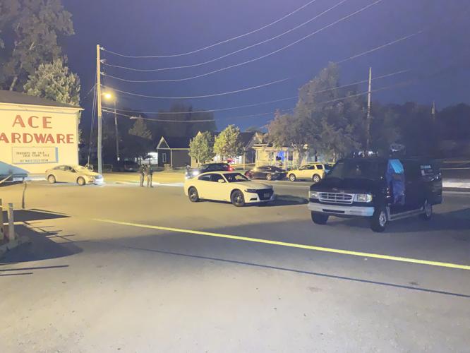 New Albany fatal shooting scene