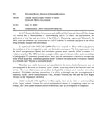 June 15 memo