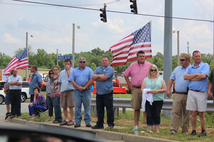 Funeral service and procession for Bardstown Police Ofc. Jason Ellis on May 30, 2013