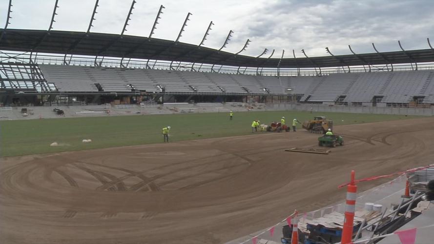 Lynn Family Stadium gets fresh turf