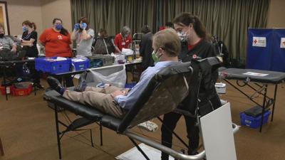 Giving Blood at Red Cross