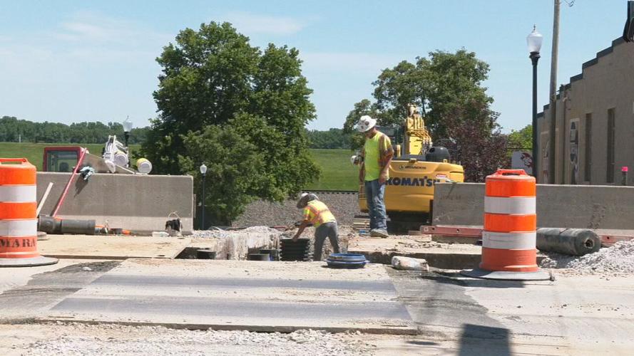 Downtown New Albany Construction