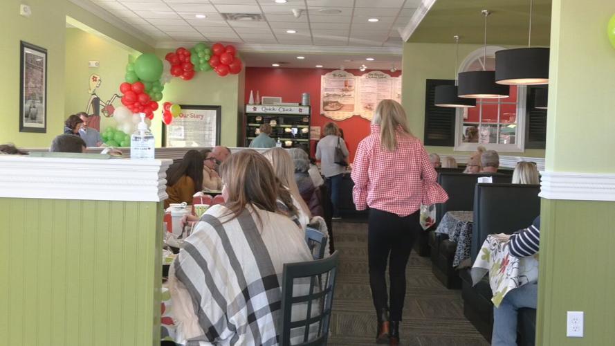 Interior of Chicken Salad Chick's Middletown location.