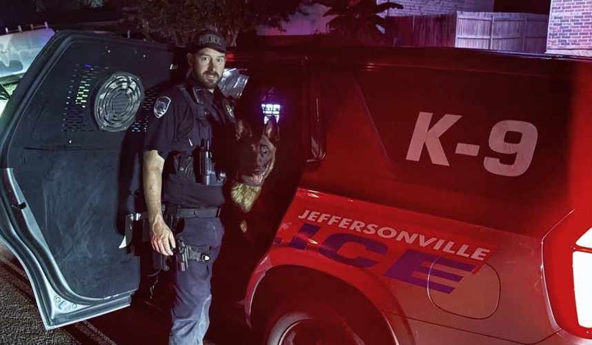 Jeffersonville Police and K-9 Lobo