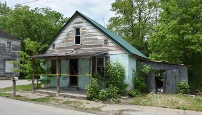 Scene of May 18, 2021 housefire on Depot Street in Marengo, Indiana (Crawford County)