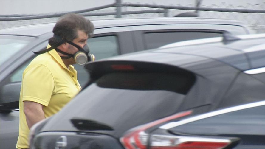 Man in mask walks into Maryville Baptist Church