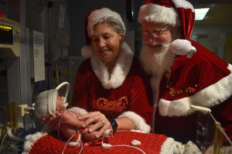 UofL Hospital NICU Babies at Christmas