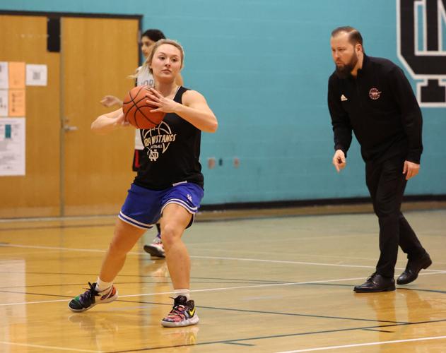 North Oldham girls basketball practice Feb. 24, 2022