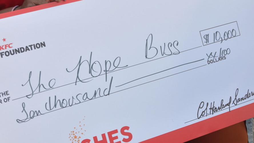 The Hope Buss receives $10,000 grant from KFC Foundation