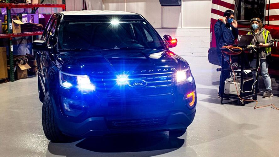 Ford SUV with COVID-19 control