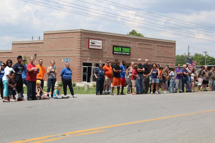Funeral service and procession for Bardstown Police Ofc. Jason Ellis on May 30, 2013