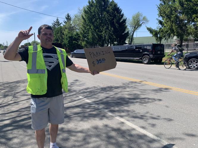DERBY - MAN OFFERING NEIGHBORHOOD PARKING - 5-1-2021