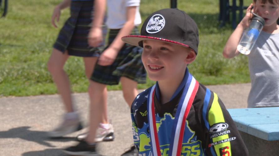 Madden Atherton 8-year-old BMX racer 5-8-24