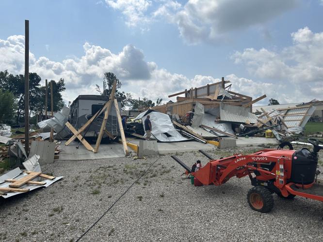 Grayson County storm damage cleanup 7-22-26
