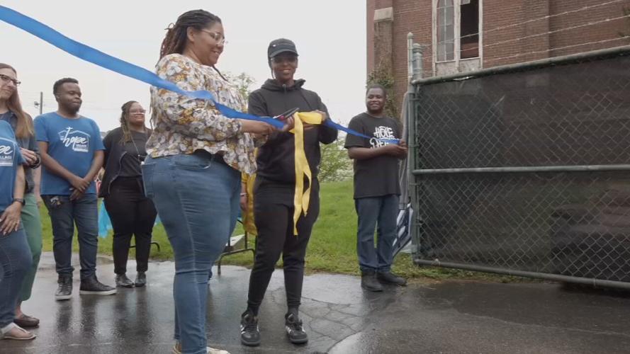 Hope Village ribbon cutting