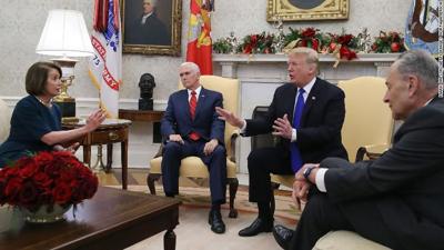 Trump Pelosi Schumer Pence