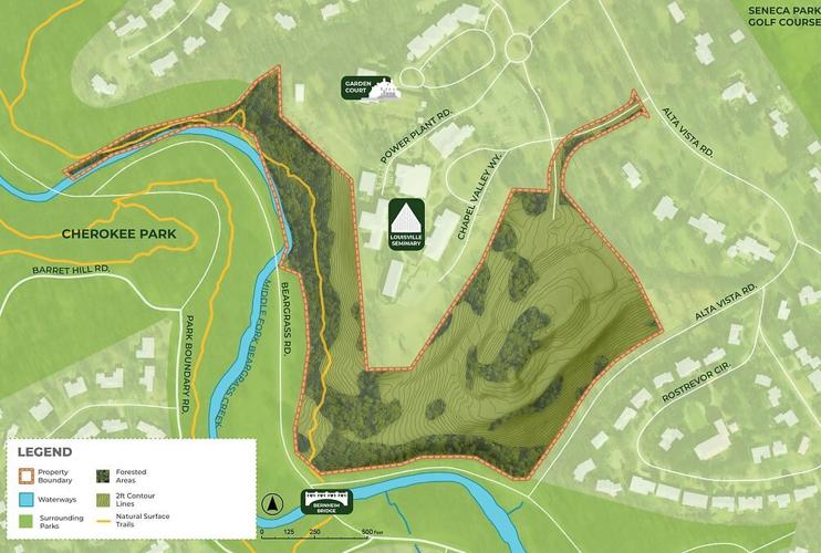 Beargrass Preserve Map