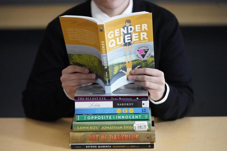 Stack of controversial books