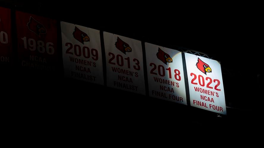 Louisville women's Final Four banner
