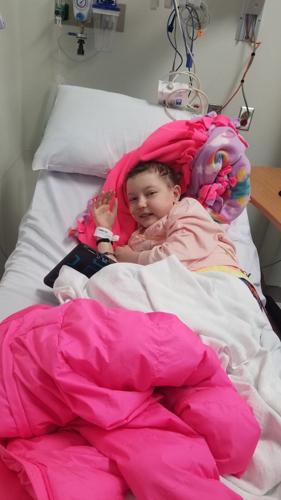 Alaina Kenney in hospital