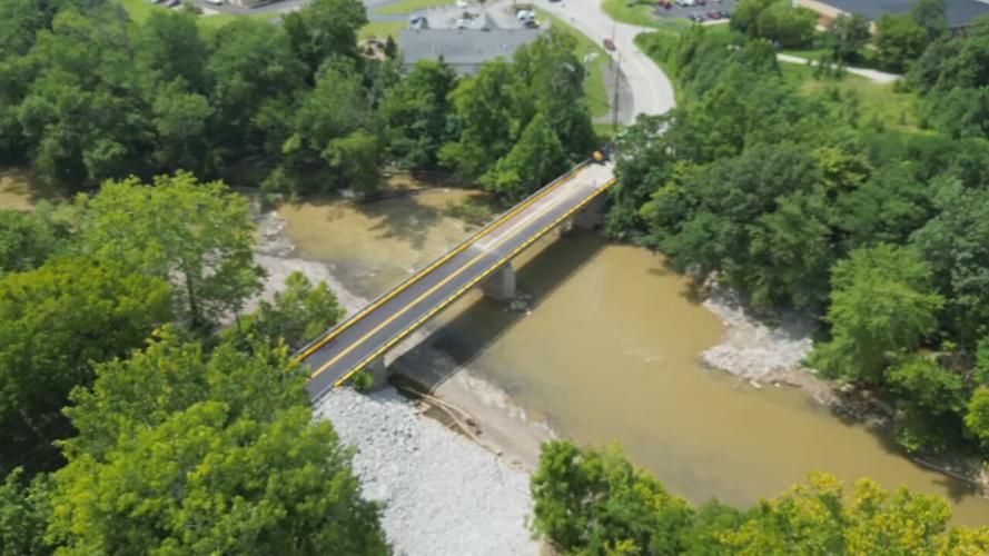 Blackiston Mill Road Bridge paving drone 7-22-25