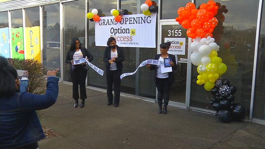 Option to Success Family Services ribbon-cutting on Jan. 15, 2021