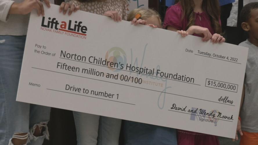 Norton Healthcare receives $15 million check