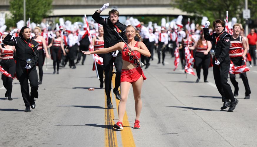 University of Louisville marching band at the Pegasus Parade